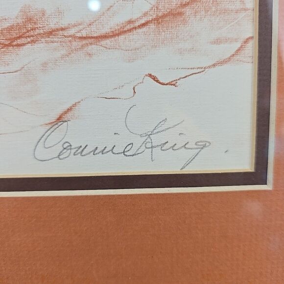 Vintage Lithograph Print by Connie King "Erica" Ltd Ed 147/375 Mat & Frame 17x20 - Picture 5 of 8